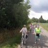 2017 dinsdag 11 juli fietstocht met bezoek aan museum van wasrol tot DvD